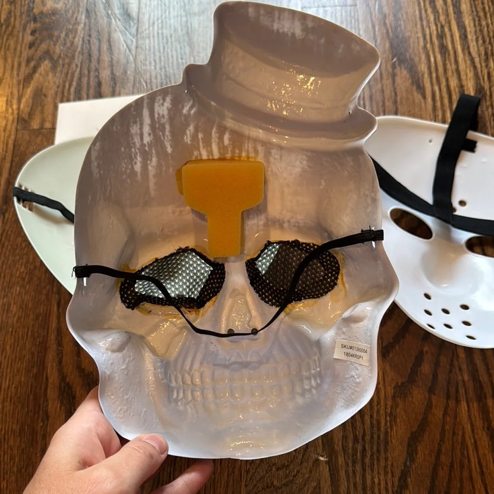 Halloween Mask Set - Skull, Clown, and Hockey Masks